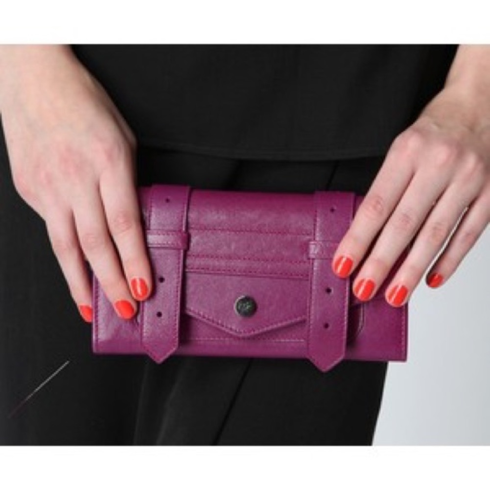Proenza Schouler PS1 Continental Wallet Orchid NWT